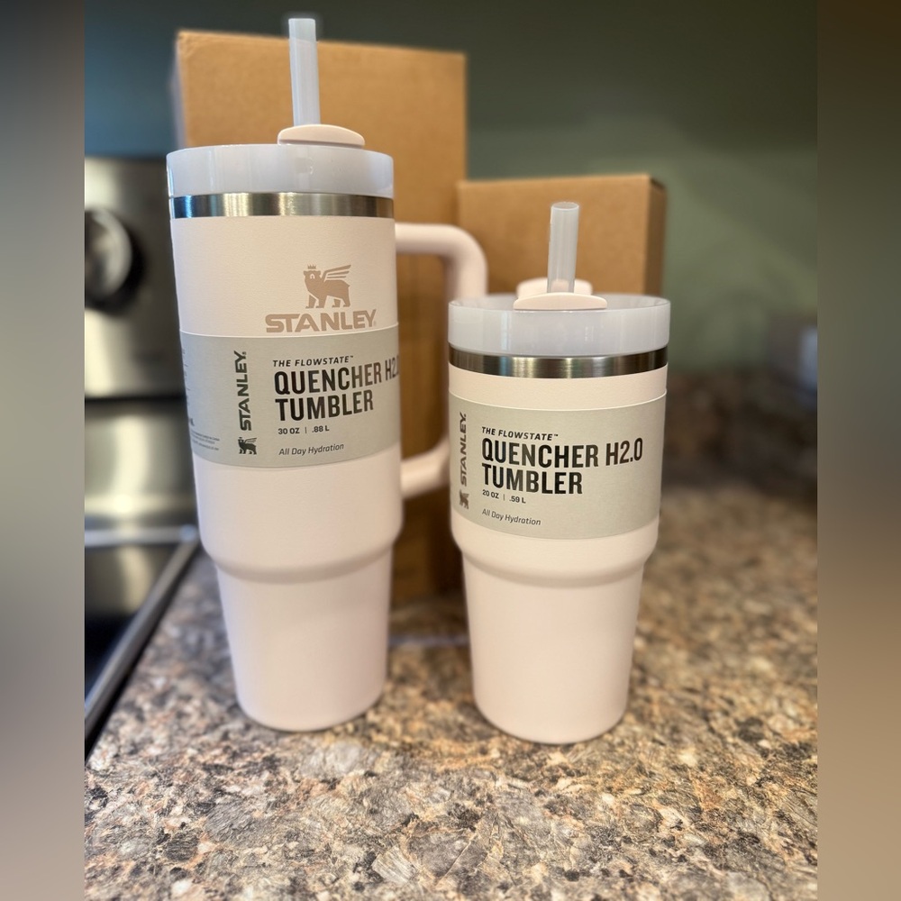 Mommy and Me Matching Stanleys- Rose Quartz 30oz and 20oz